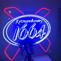 LED neon light-emitting Billboard lasagna mirror abyss letter signature wedding bar ins custom made