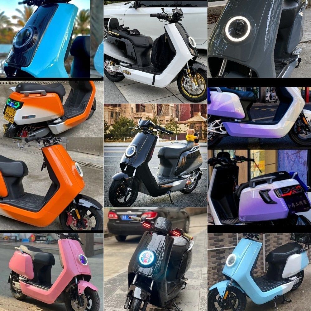 Calf N1 Electric Vehicle Complete Retrofit Original Plant Accessories Adapted to Big Bull N1S Color Baked Lacquer shell-Taobao