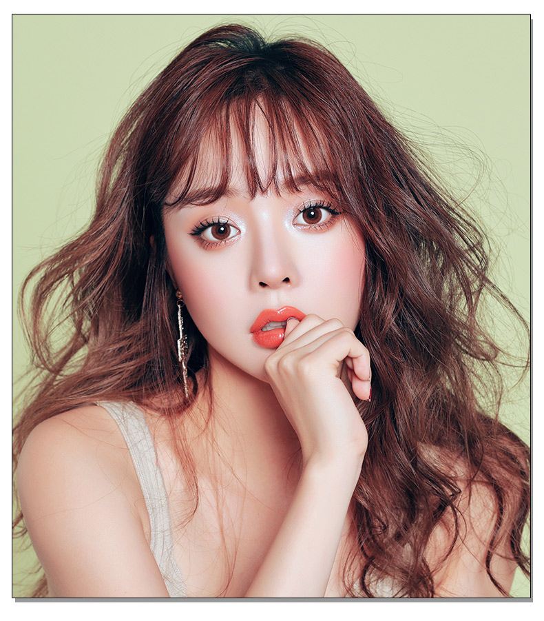 SweetColor đẹp năm tuổi pha trộn đường kính nhỏ màu đỏ ròng với hàng nhập khẩu kính tàng hình của Hàn Quốc 1 - Kính đeo mắt kính mắt kính nữ