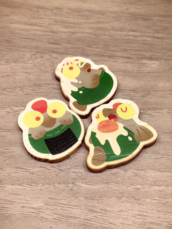 [in Stock] Little Salmonwood Refrigerator Magnet Splatoon Splatoon 3 Fan Merchandise