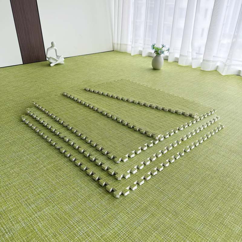 Summer Large Ice Silk Cooling Mat Spliced Floor Mat Carpet for Bedroom and Living Room, Floor Tiles, Children's Crawling Mat 60*60cm