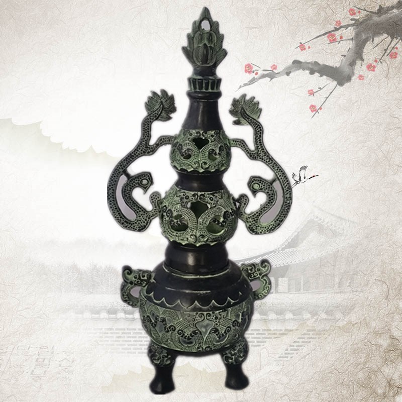 Ancient Play Miscellaneous Imitation Antique Bronze Ware Pendulum Pieces Lavender Aphrodisias for Spring and Autumn Warring States Erlong Opera Pearl Incense 