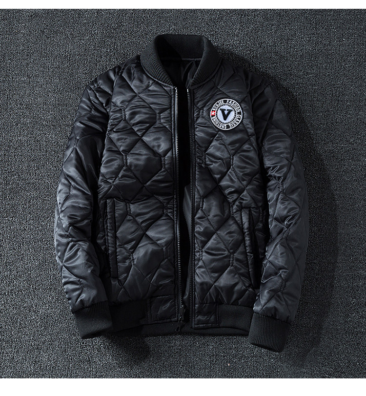 Модная демисезонная двусторонная куртка, бейсбольная униформа, большой размер, увеличенная толщина 