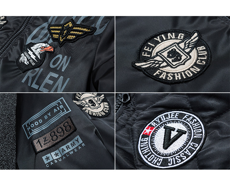 Модная демисезонная двусторонная куртка, бейсбольная униформа, большой размер, увеличенная толщина 