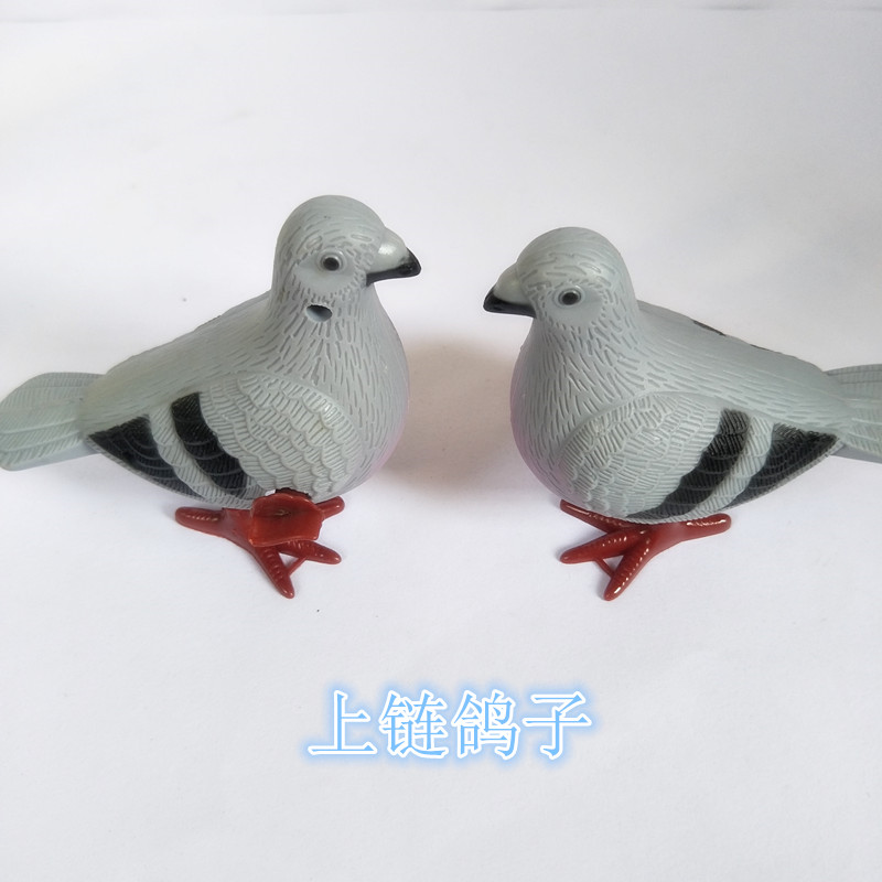 Wind-up pigeon winding jumping bird toy cute puzzle children winding simulation pigeon floor stall small toy
