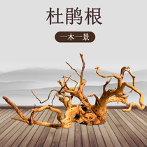 Rhododendron root Fish tank Landscaping sink wood cook-free branch tree Forest natural climbing pet branch climbing tree ornaments perching root