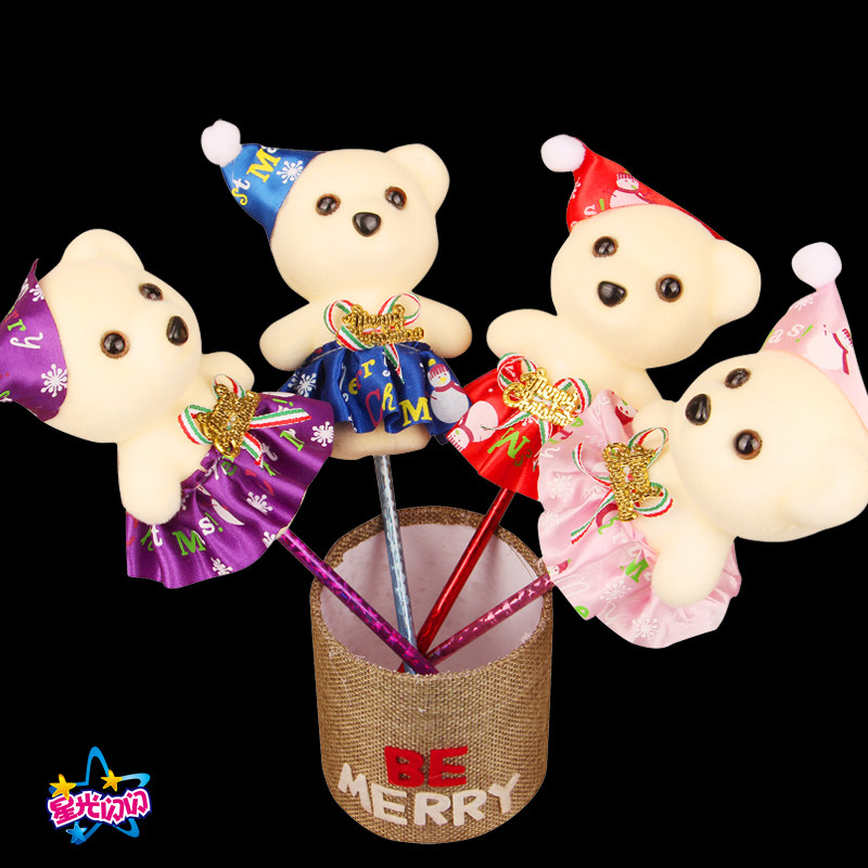 Christmas gift decoration and dress supplies creative Santa Claus pen children's life Christmas Eve Gift