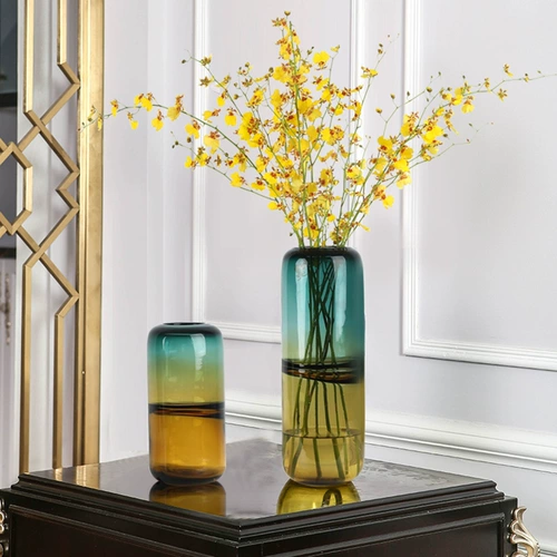 SMS Creative Color Matching Glass Vase Flower Bottle Flower