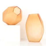 Nordic Modern Light Luxury, простая геометрическая креативная цветочная композиция, прозрачное стекло из матового стекла