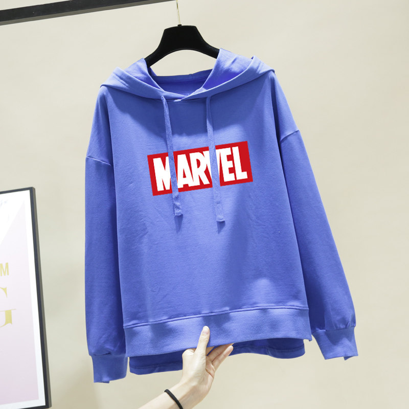 Large size women's loose cover belly ins sweater spring and autumn age reduction cec fat sister foreign style slim bf wind jacket trend