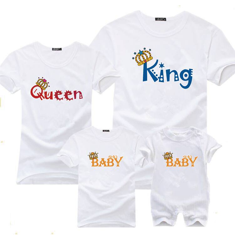 Quần lót trẻ sơ sinh và trẻ em Xiêm áo dài cha mẹ trẻ em Xiêm một tuổi Ha Yi ba hoặc bốn bộ đồ bò bằng vải bông trăm ngày của cả gia đình đồ gia đình đi biển