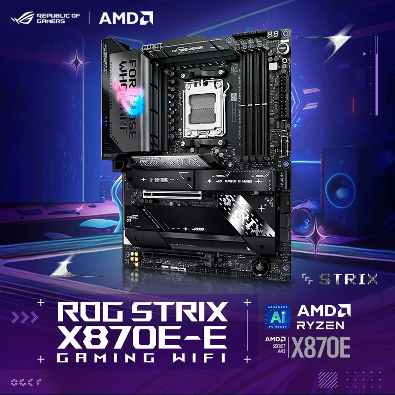 Материнская плата ASUS ROG STRIX X870E-H-E-F-A GAMING WIFI7 S NEO Fubuki RO Ji