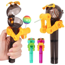  Lollipop robot shaking artifact Net red toy Endless starry sky lollipop monk storage machine villain