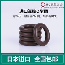 Imported fluoroglue O-rings 5 6 7 8 9 10 11 12 12 28 * 2 High temperature resistant sealing ring rubber ring oil resistant 13