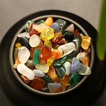 Seven precious stones for the Buddha Mixed colorful Agate for Manza bottle Buddha Statue Stupa Tibetan supplies Eight precious stones for one or two