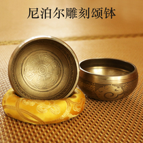 Yoga ornaments handicrafts Nepal handmade Buddha sound bowl Tibetan singing bowl Sound therapy Copper bowl Pyel Zen copper chime dharma instrument