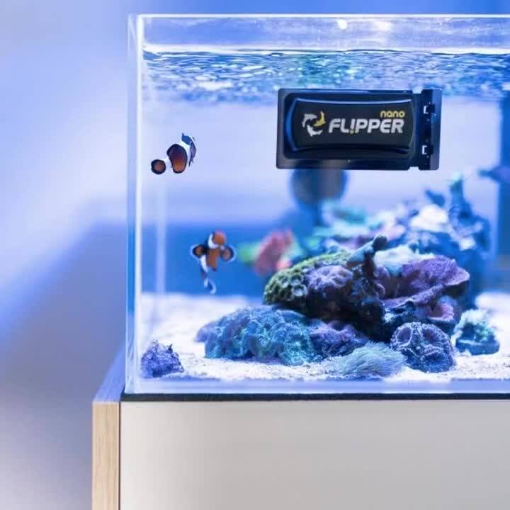 Flipper Aquariums Glass Brush Cleaner Fish Tank Cleaning Tool