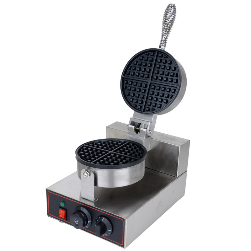 Single head waffle oven crepe machine home multi-function special waffle machine double-sided muffin machine commercial scones machine
