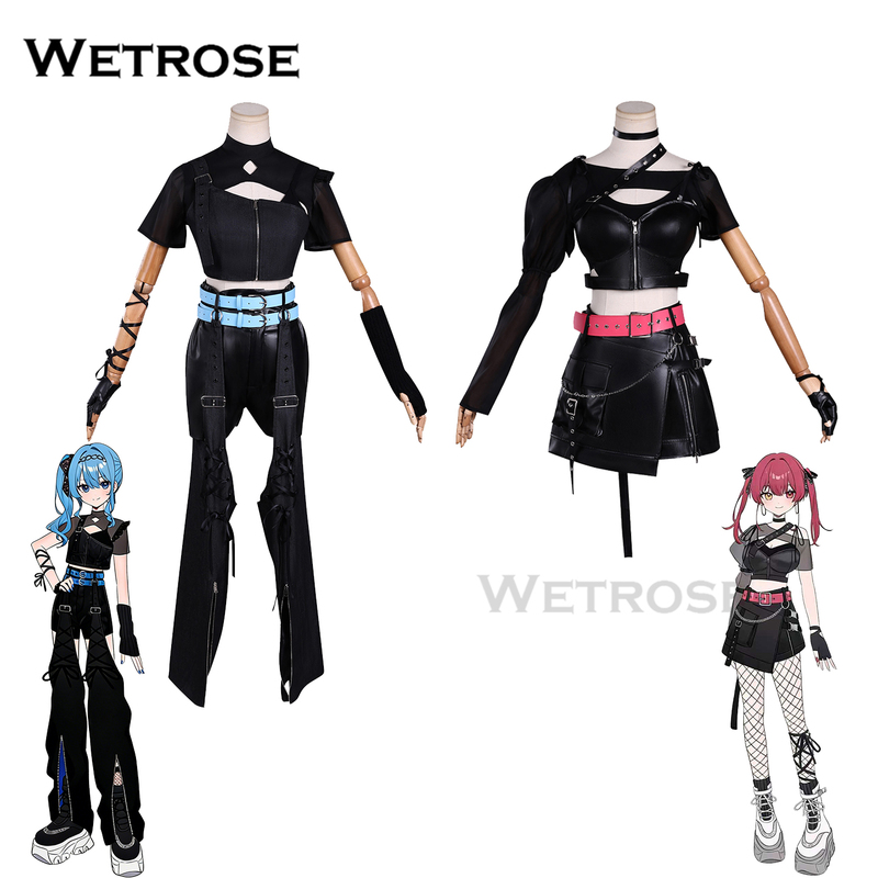 In-Stock Hololive Vtuber Star Street Comet Baizhong Malin Chatter Chatter Cosplay Costume