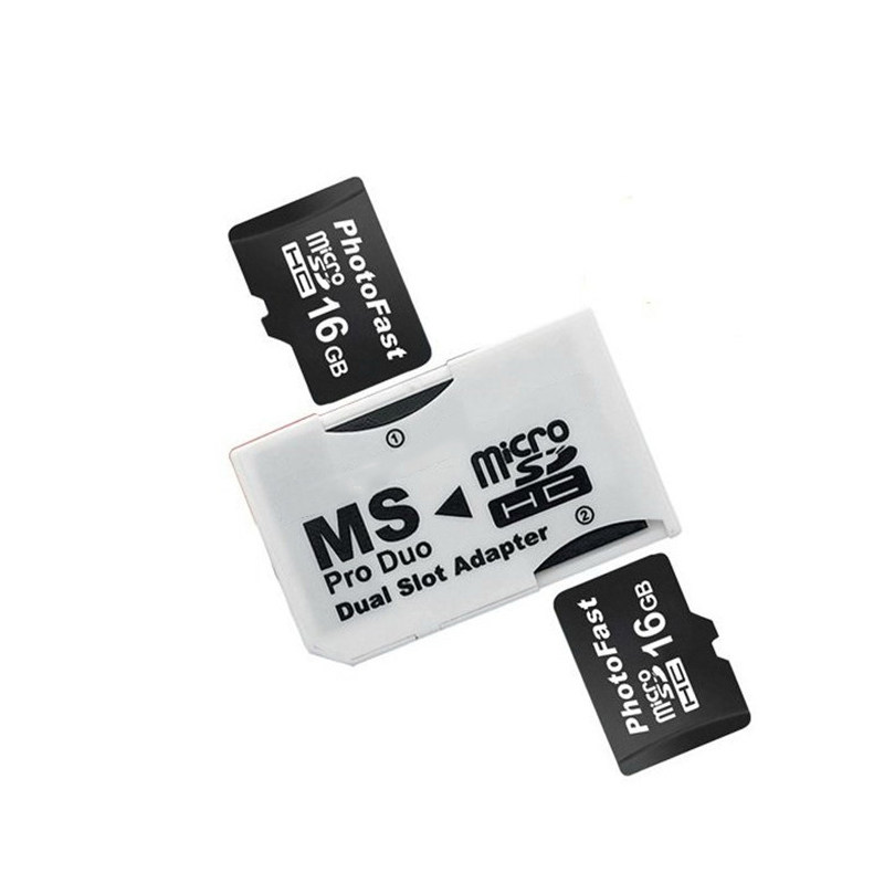 SPMU PSP Memory Card sleeve double TF card for transfer MS memory stick double Machia CR5400 support to 64G-Taobao