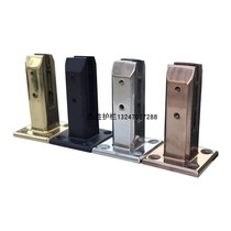 304 stainless steel small column frameless glass stair fence accessories fixed clip glass pool clip without opening