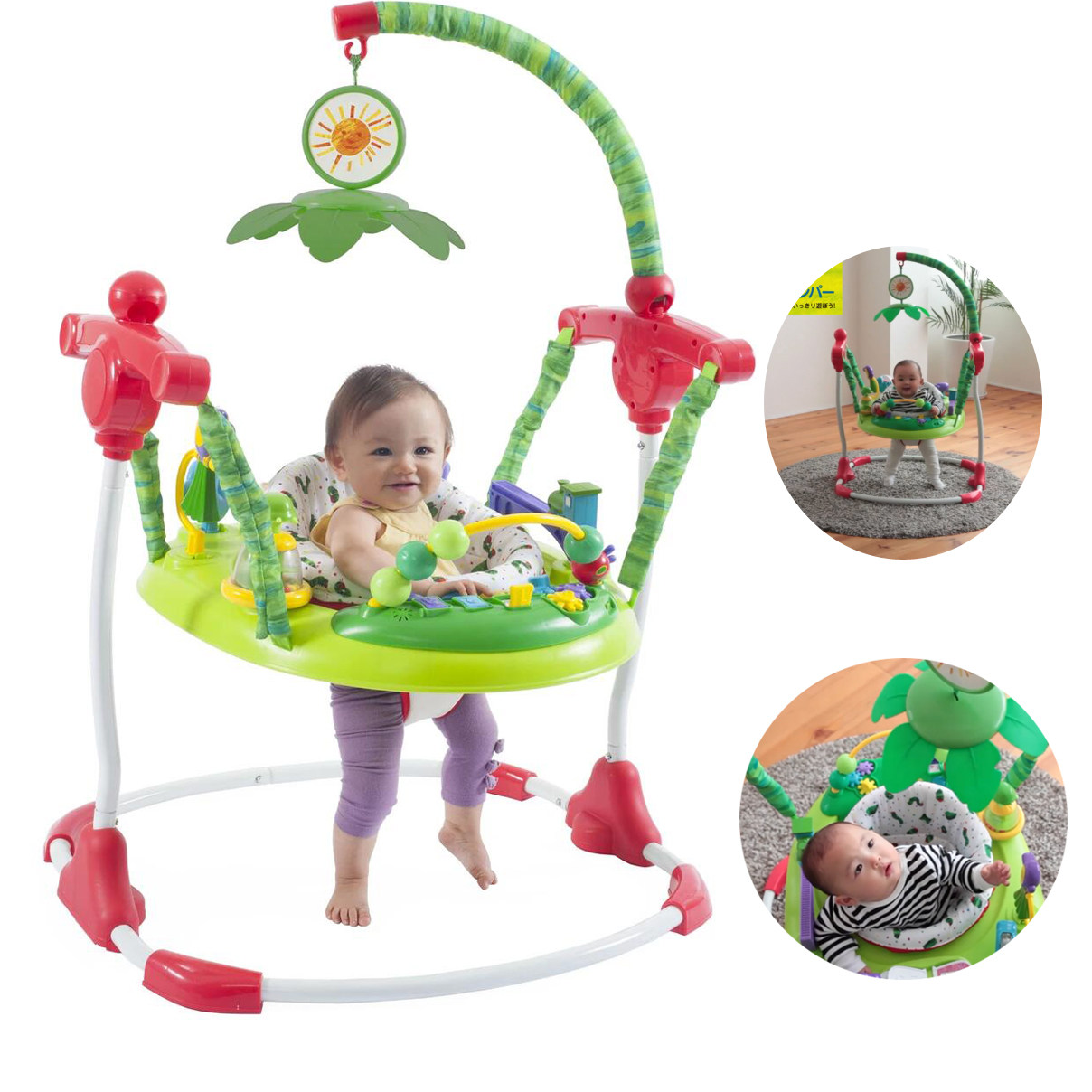 Imported Baby Fitness Equipment Bounce Chair Jump Chair Toddler Toddler Toddler Fitness Rack Baby Jumping Rack Trampoline