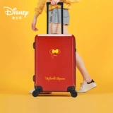 Дисней, красный брендовый чемодан, универсальная коробка на колесиках, популярно в интернете, 24 дюймов