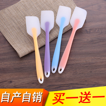 Baking Tool High Temperature Resistant Large Horn Integrated Silicone Scraper Cream Cake Raking Bull Rolling Sugar Stir