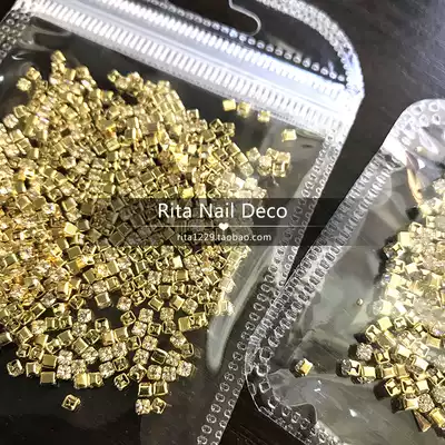 20 claw diamonds with three-dimensional light therapy nail jewelry Light therapy metal nail jewelry Mini claw chain nail jewelry