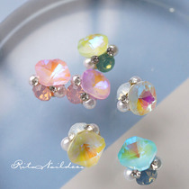 2-in-RITANAIL Mocard solid drilling pearl pile drill wearables nail ornaments Meicchia tip bottom drill