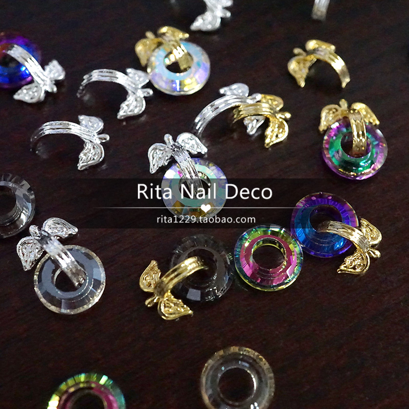 Heaven make ring 10mm Section Drill Hollowed-out Round Drilling Special Price Phototherapy Medecor Nail Solid Drill Nail Polish