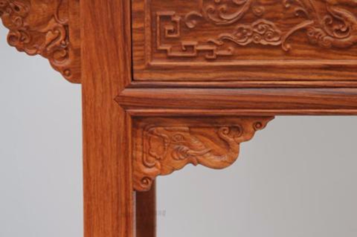 Long cổ dài Trung Quốc dải cổ một số trường hợp Redwood cho bàn cho hiên nhà Đài Loan gỗ hồng mộc đồ gỗ rắn - Bàn / Bàn ban ghe cafe