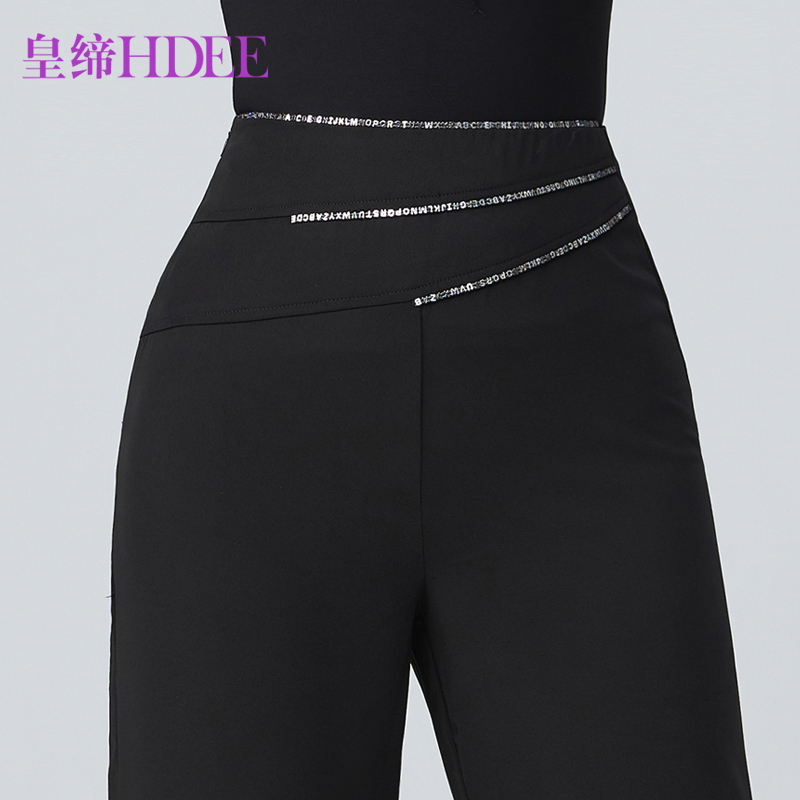 Huangdi Modern Dance New Women's Adult Pants Ballroom Dance Practice Long Pants National Standard Dance Practice Performance Straight Pants Huangdi Modern Dance New Women's Adult Pants Ballroom Dance Practice Long Pants National Standard Dance Practice Performance Straight Pants
