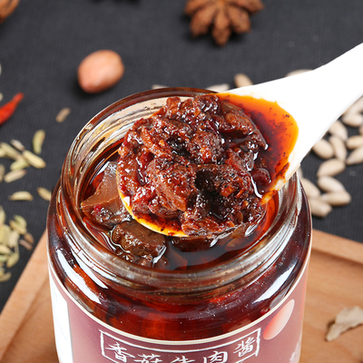 【酱门经典】手工自制香菇牛肉酱220g