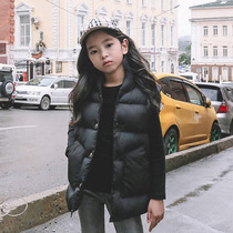 Trendy Bala Girl Foreign Air Vest Thickened Waistcoat Autumn Winter 2021 New CUHK Fairyduvet Cotton Waistcoat Jacket