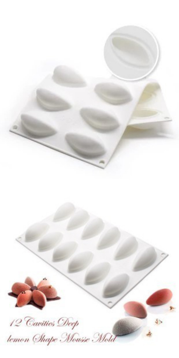 Ice Cream Rugby Silicone Khuôn Sáng tạo Khuôn Rau Truffle Xoài Khuôn Rau Hình Olive Olive - Tự làm khuôn nướng khuôn bánh căn