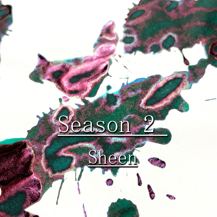 Ghost uncle house strong Sheen second phase color gradient color Eisena pen with ink from the manual color ink