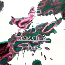 Ghost uncle Shenjia strong sheen second phase color ink gradient colorful Eisena pen with ink self-tuning manual color ink