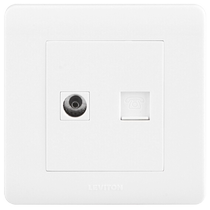 Liverten Cable TV Socket Panel 86 Type Switch Panel Concealed TV Phone Interface Panel Boston