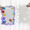 A variety of border reading card Reading record card Primary school students hand copy newspaper template artifact Painting diagram Hollow template ruler