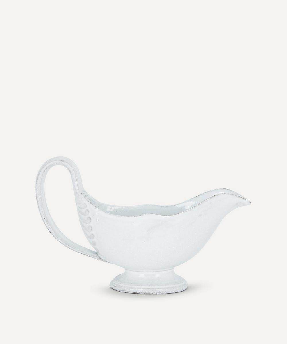 TR France Paris imported ASTIER de Villatte white porcelain steak sauce boat saucer gift SF