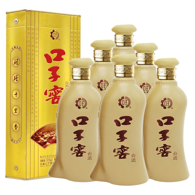 【新品 容量升级】口子窖5年型50度550ML*6瓶白酒送礼官方旗舰店