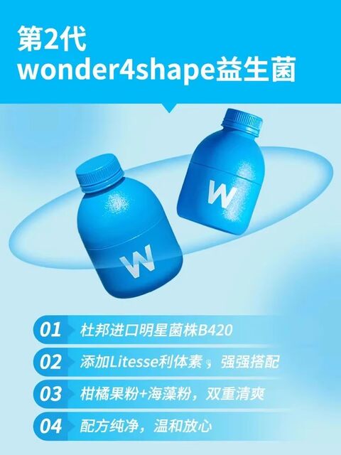 Wonderlab Probiotics Ready-to-Eat Prebiotics Freeze-Dried Powder Five Probiotics Multiple Choices Genuine