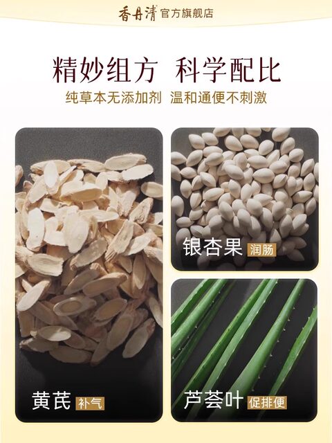 Xiangdan Qingkeyan Capsules for Constipation Relief and Bowel Movement, 16 Capsules, Official Genuine Product for Middle-Aged and Elderly People