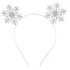 European and American alloy crystal headband hair accessories Christmas antler headband Merry Christmas snowflake headband