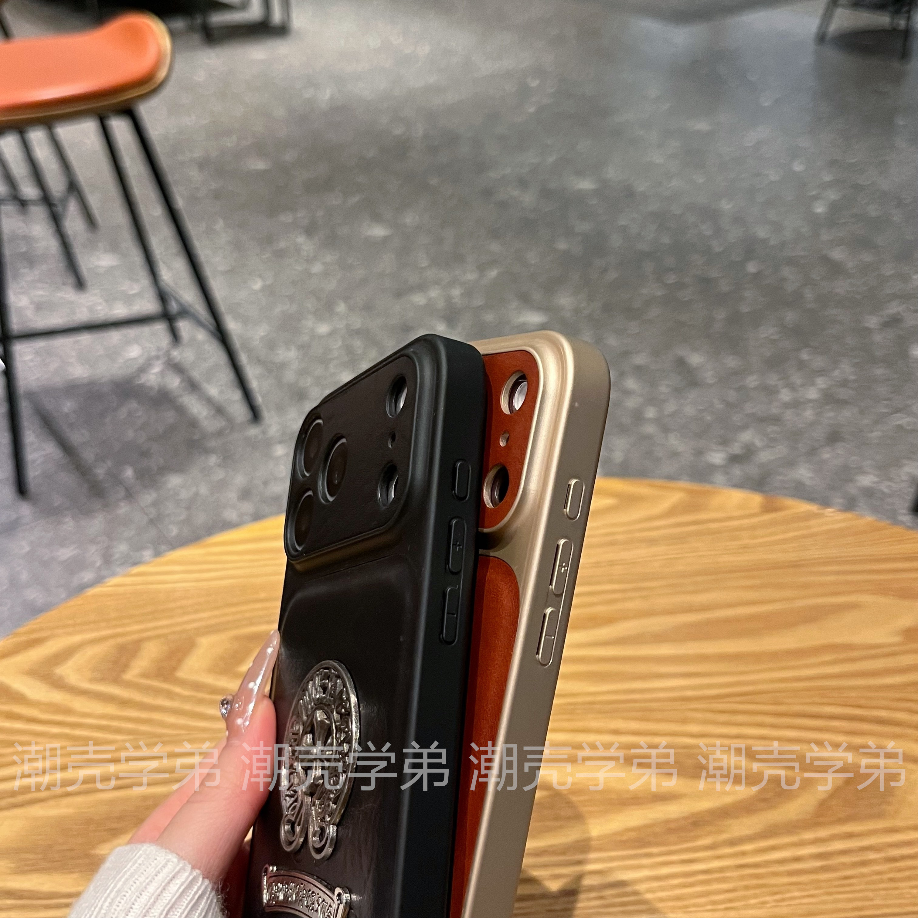 Chrome Hearts Emblem Floral iPhone Case