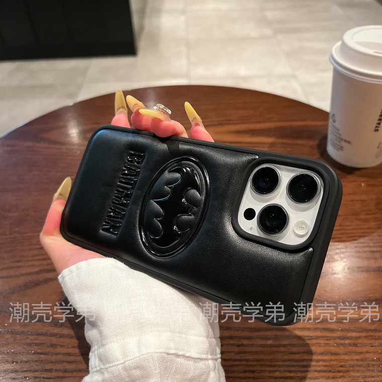 Batman Embossed Logo iPhone Case