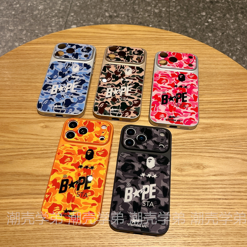 Trendy Brand Bape Ape Head Case Suitable for Apple 17 Pro Max Phone Case iPhone 16 New Model 15 Niche High-End Feel 14 Stylish and Unique for Men and Women 13 Full Coverage Matte Anti-Drop Protective Case Trendy Brand Bape Ape Head Case Suitable for Apple 17 Pro Max Phone Case iPhone 16 New Model 15 Niche High-End Feel 14 Stylish and Unique for Men and Women 13 Full Coverage Matte Anti-Drop Protective Case