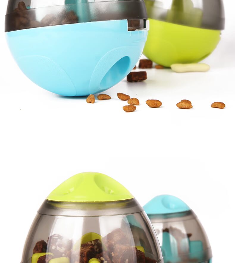 Chó rò rỉ thực phẩm bóng chó giáo dục đồ chơi tumbler chó thức ăn thông minh mèo cưng vừa nhỏ nhỏ chó chậm thức ăn đồ chơi chó