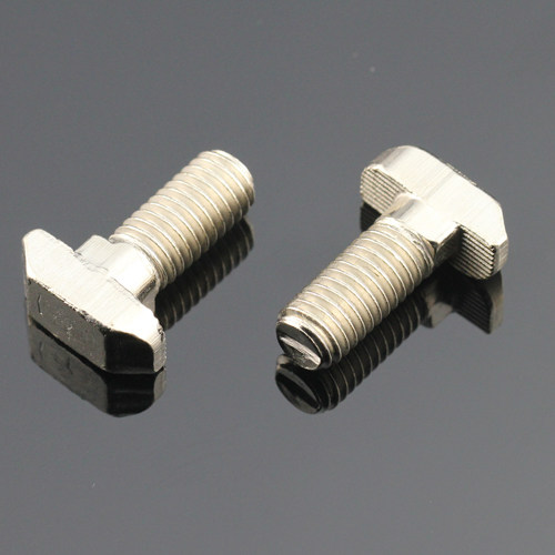 Rear Fitting Type T Bolt Industrial Aluminum Milked Material Accessories National Standard EuropeLabel T Type Screw M5-M6-M8 Carbon Steel